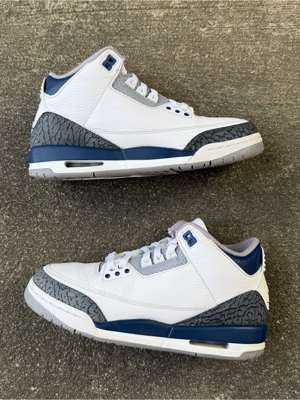 Air Jordan 3 Retro Midnight Navy (GS) Gradeschool Kids Shoes Size 7Y DM0967-140